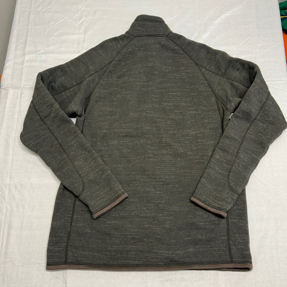 Patagonia Better Sweater Mens Medium Brown 1/4 Zip Fleece Pullover 25527 - Picture 5 of 6